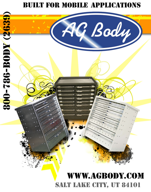 35” Truck Body Drawer Unit – 5 Drawer Steel Toolbox Insert (35” x 18” x 16”) | AG Body