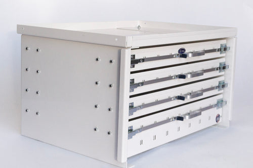 Dwg# 10684-B Truck Toolbox - White  3-3”, 1-5” x 28.75" W x 20”D - 15" Tall