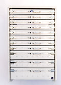 Utility Truck  Toolbox - white 8-3, 2-5, 1-7 x 28" W x 18D - 42" H