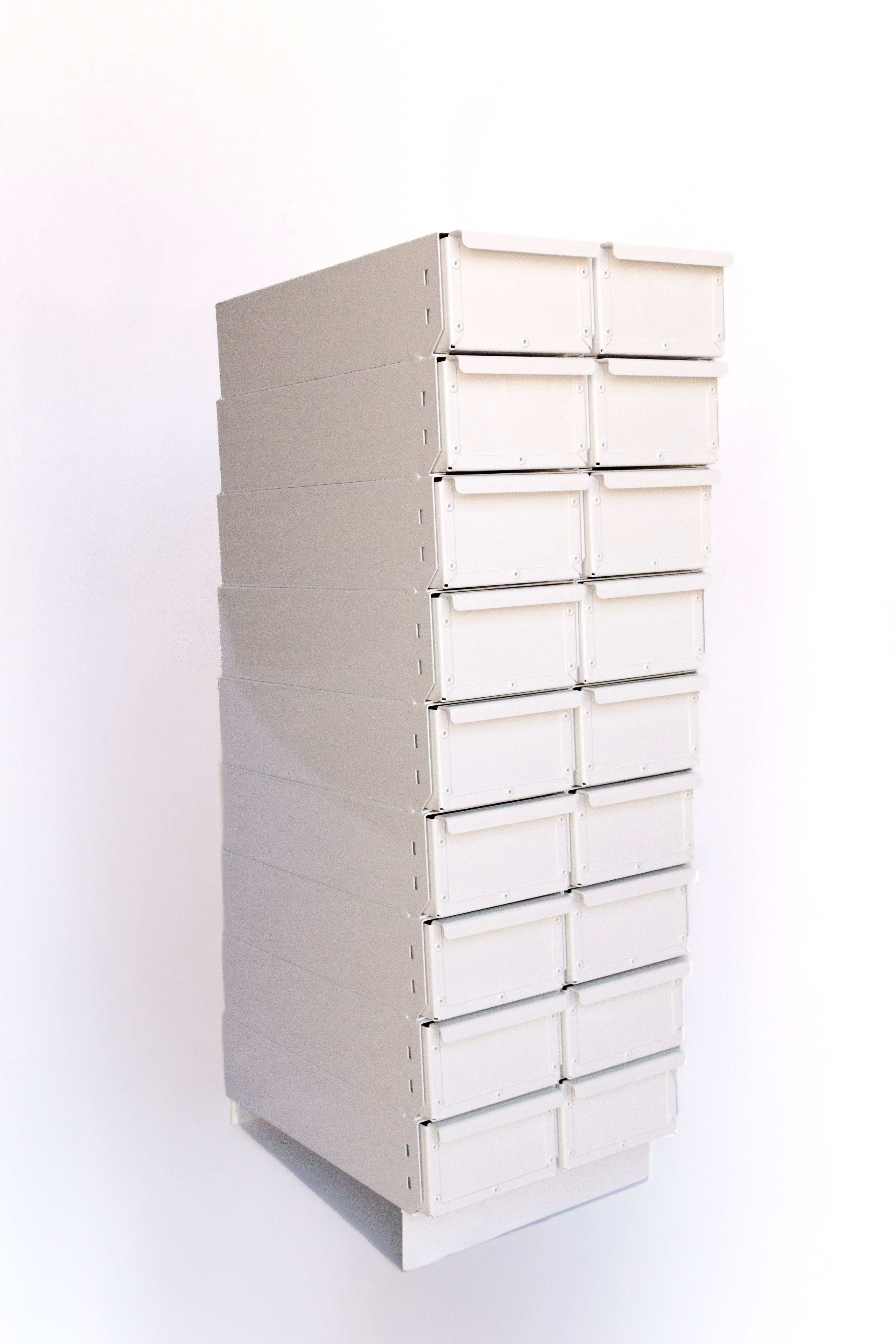 Dwg# 21562-B Bolt Bin, 13” W x 18” Deep x 39” Tall
